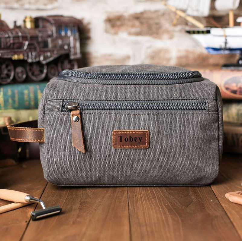  LUXE-RANGE Personalized Leather Toiletry Bag For Men, Christmas  Gift, Men's Toiletry Bag, Leather Dopp Kit, Groomsmen Gifts, Gifts For Men,  Wedding Gift, Anniversary Gift, Customized Men Gifts : Handmade Products