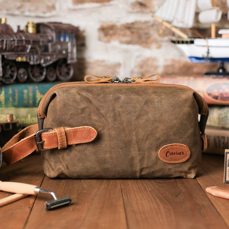 29 Unique Personalized Toiletry Bags for Men (from $25) - Groovy Guy Gifts