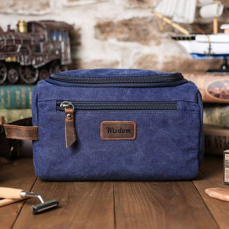 Dopp Kit Travel Bag, Personalized Groomsmen Gift, Custom Canvas Toiletry  Bag, Father's Day Gift, Mens Toiletry Bag, Christmas Gift