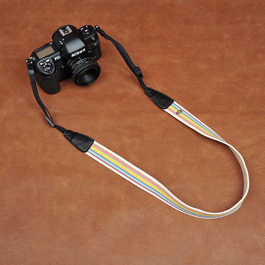 Stripe Cotton DSLR Camera Strap Fit All Camera 8247 - icambag